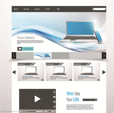 网页设计 从模板到个性化网站的视觉艺术