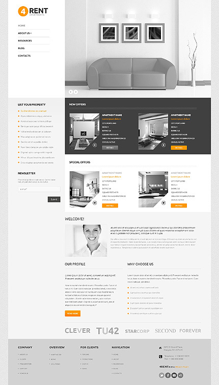 国外时尚网站网页排版设计图集下载